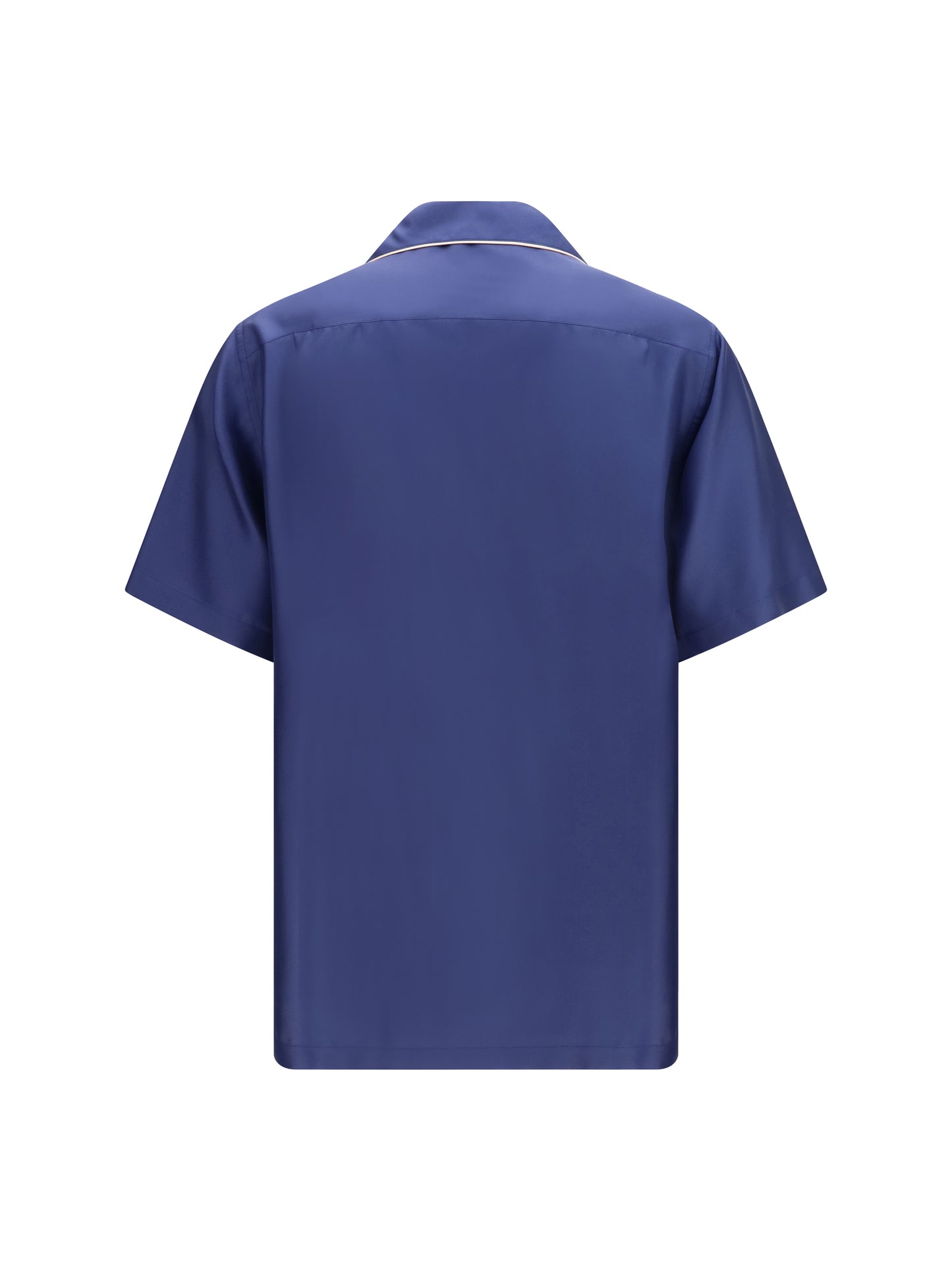 Shirt Hawaii Blue Silk