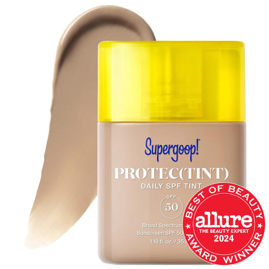 Protec(tint) Daily SPF 50 Tinted Sunscreen with Ectoin - Lightweight, Buildable Coverage & Natural Finish
