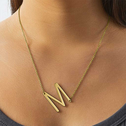 Mint & Lily Statement Initial Necklace