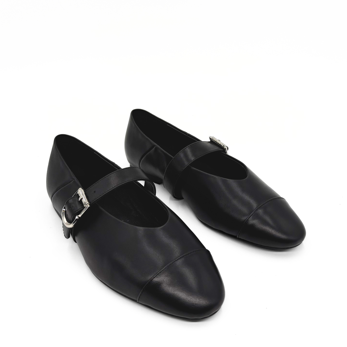 Reign Cap Toe Mary Janes - Black