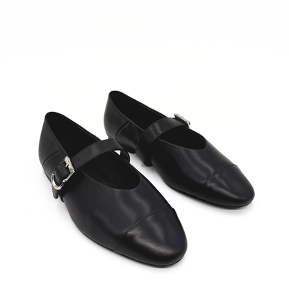 Reign Cap Toe Mary Janes - Black