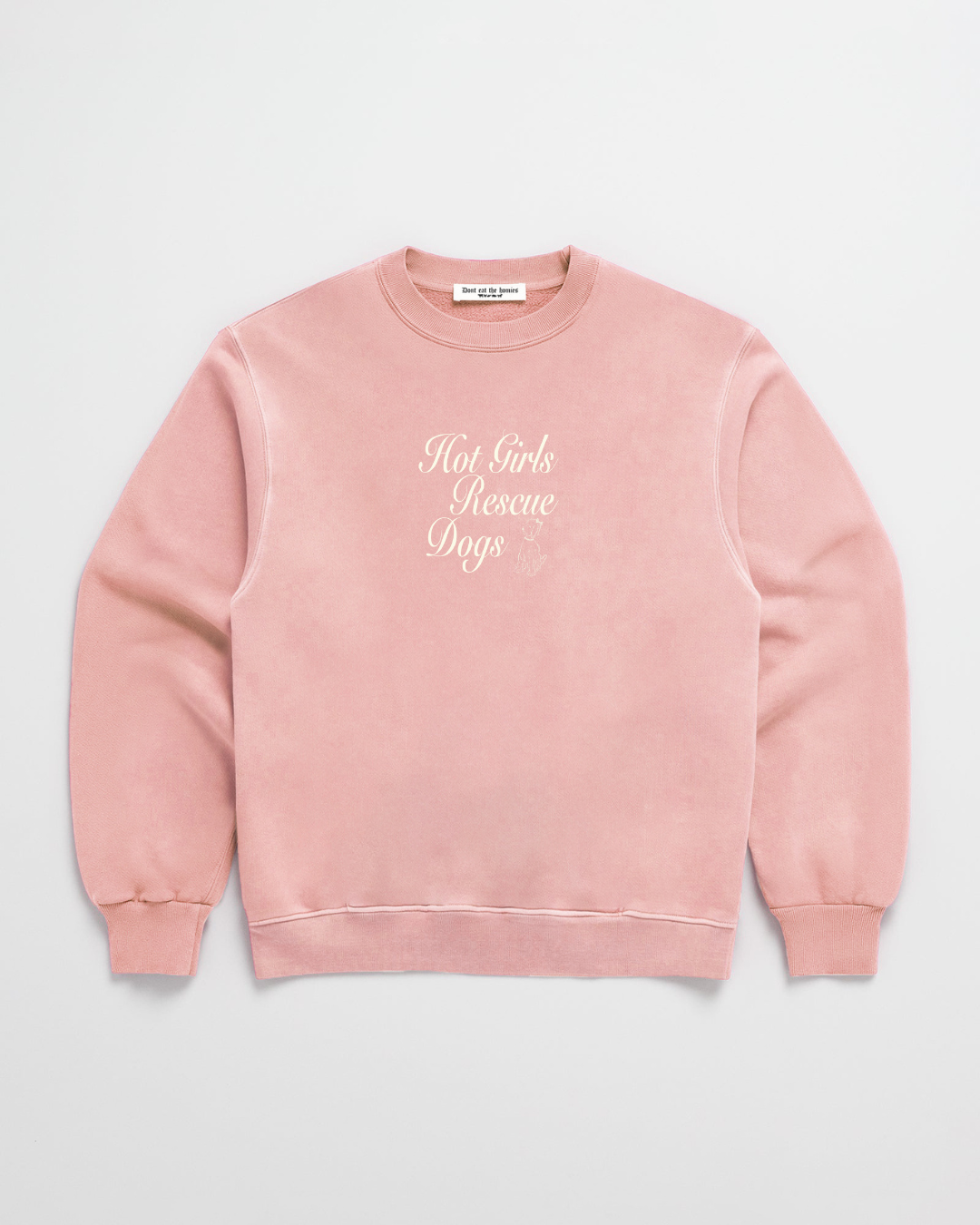 Hot Girls Rescue Dogs Crewneck