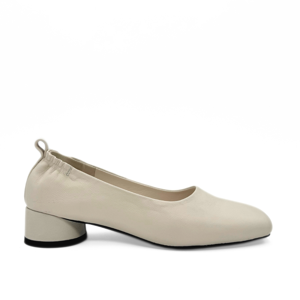 Planner Mini Block Heel - Beige