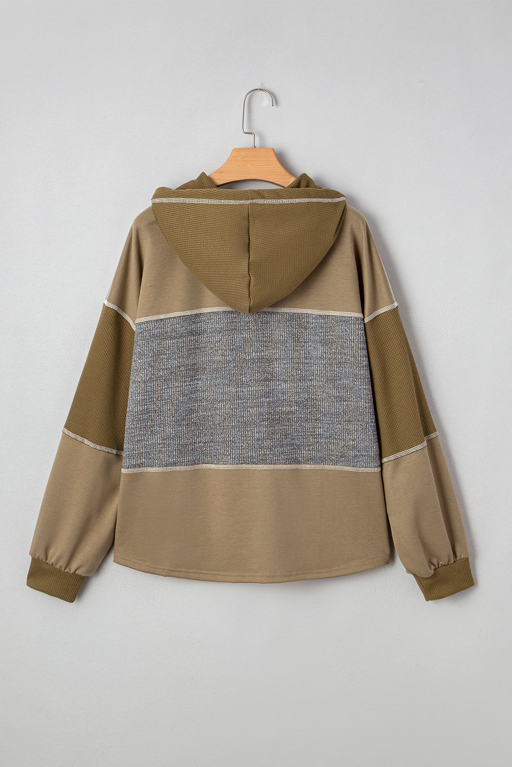 Threaded Pear Myrabella Exposed Seam Half Pullover
