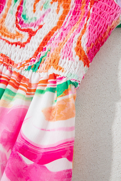 Threaded Pear Avery Smocked Bust Maxi Dress