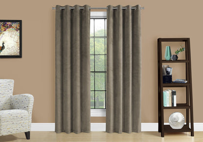 2 Pieces Set, Curtain Panel, Room Darkening, Grommet, Contemporary & Modern by Couch