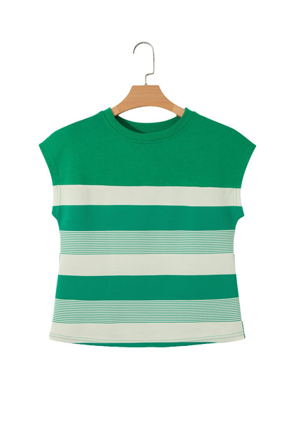 Threaded Pear Galilea Cap Sleeve T Shirt