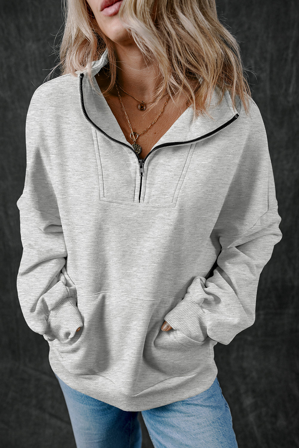 Threaded Pear Tatum Kangaroo Pocket Sweatshirt