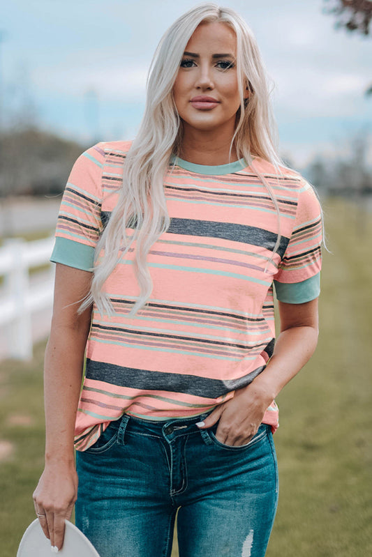 Threaded Pear Frances Stripes Shirt