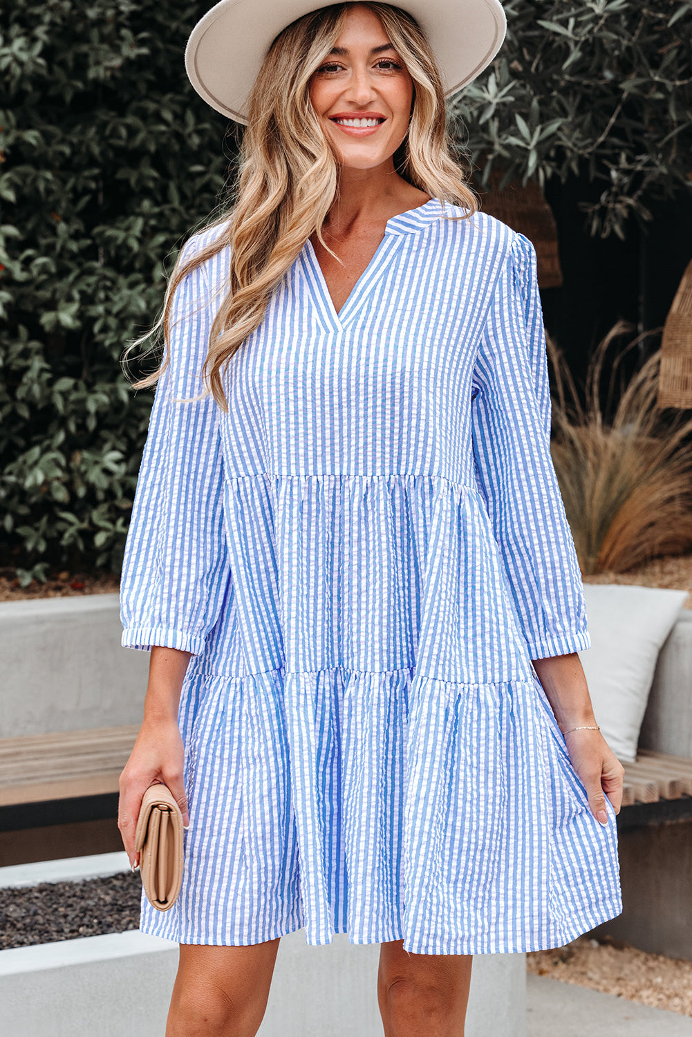 Sky Blue Stripe-