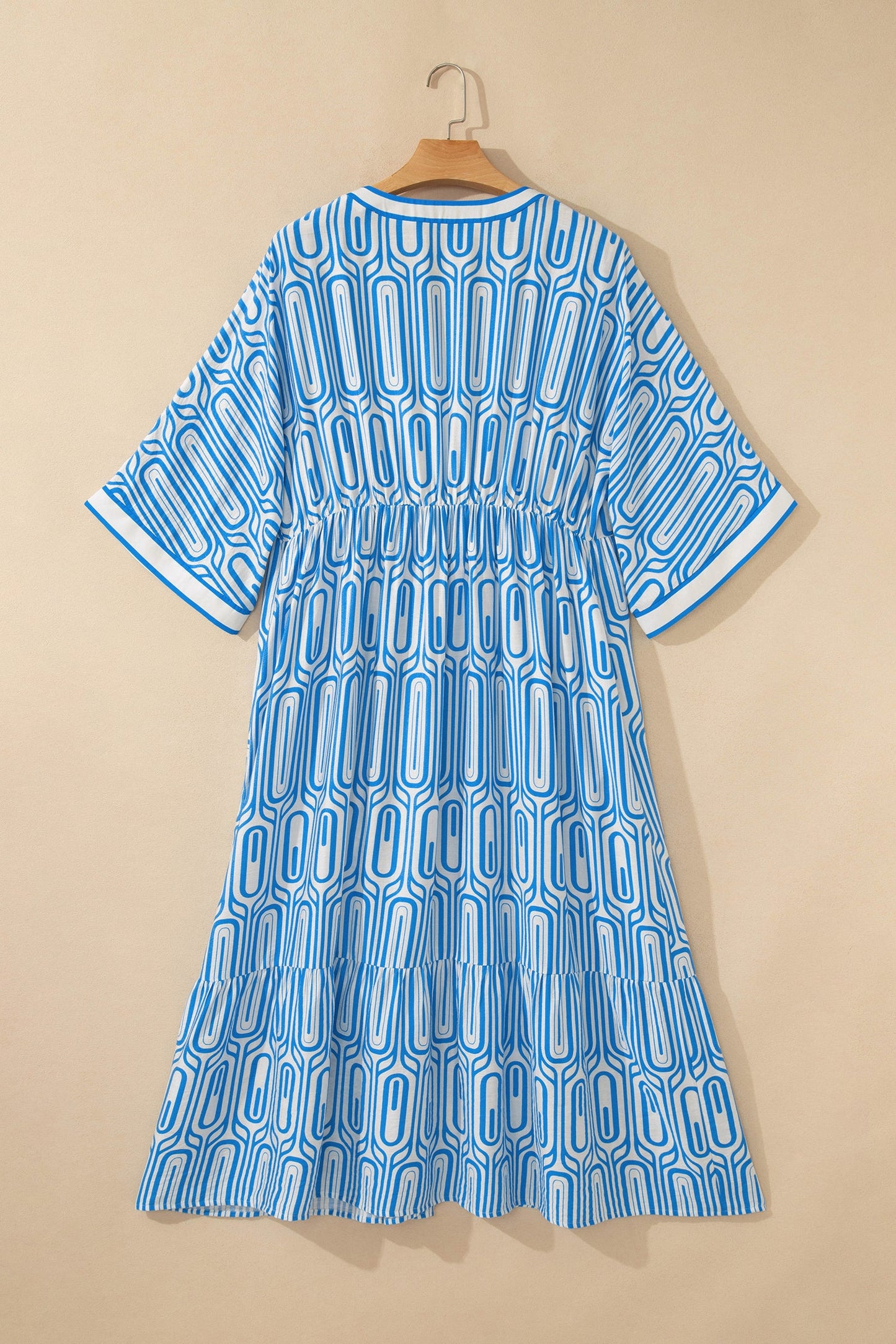 Threaded Pear Siya Bracelet Sleeve Long Plus Dress