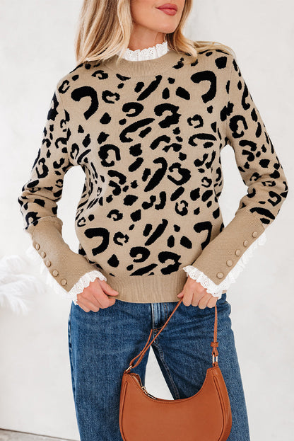 Threaded Pear Amelia Ribbed Detail Cuffed Sweater