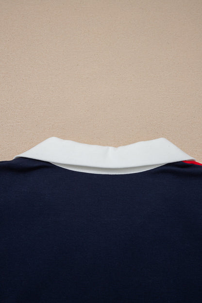 Threaded Pear Mallory Up Collared T Shirt
