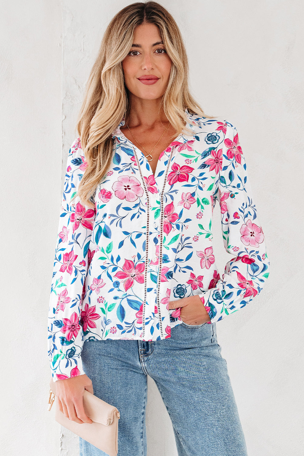 Threaded Pear Juliette Long Sleeve Shirt Long Sleeve Top