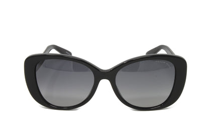 Coach Women's Sunglasses HC8322 5002T3 Black Polarized Lens 54mm