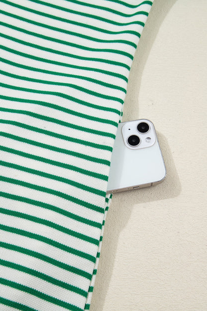 Threaded Pear Royalty Polo Collar T Shirt