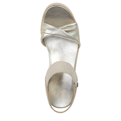 Gold Metallic Leather-