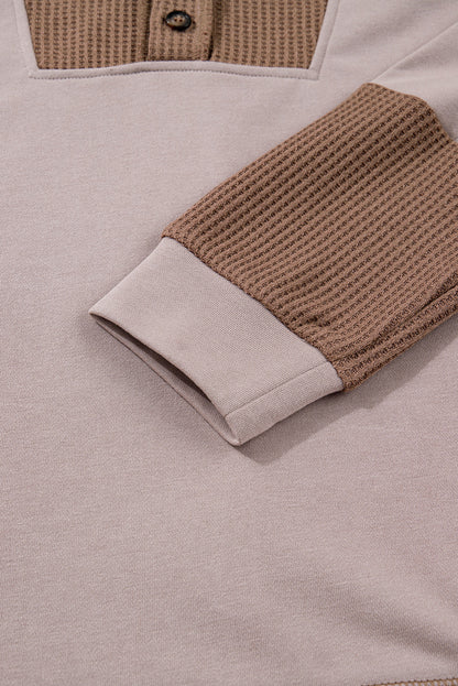 Threaded Pear Alessia Exposed Seam Casual Hoodie