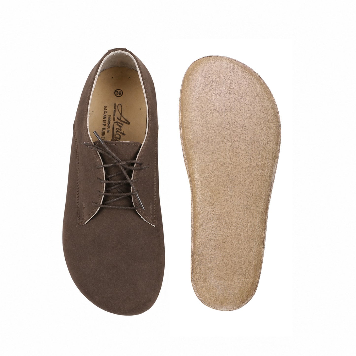 Dark brown-