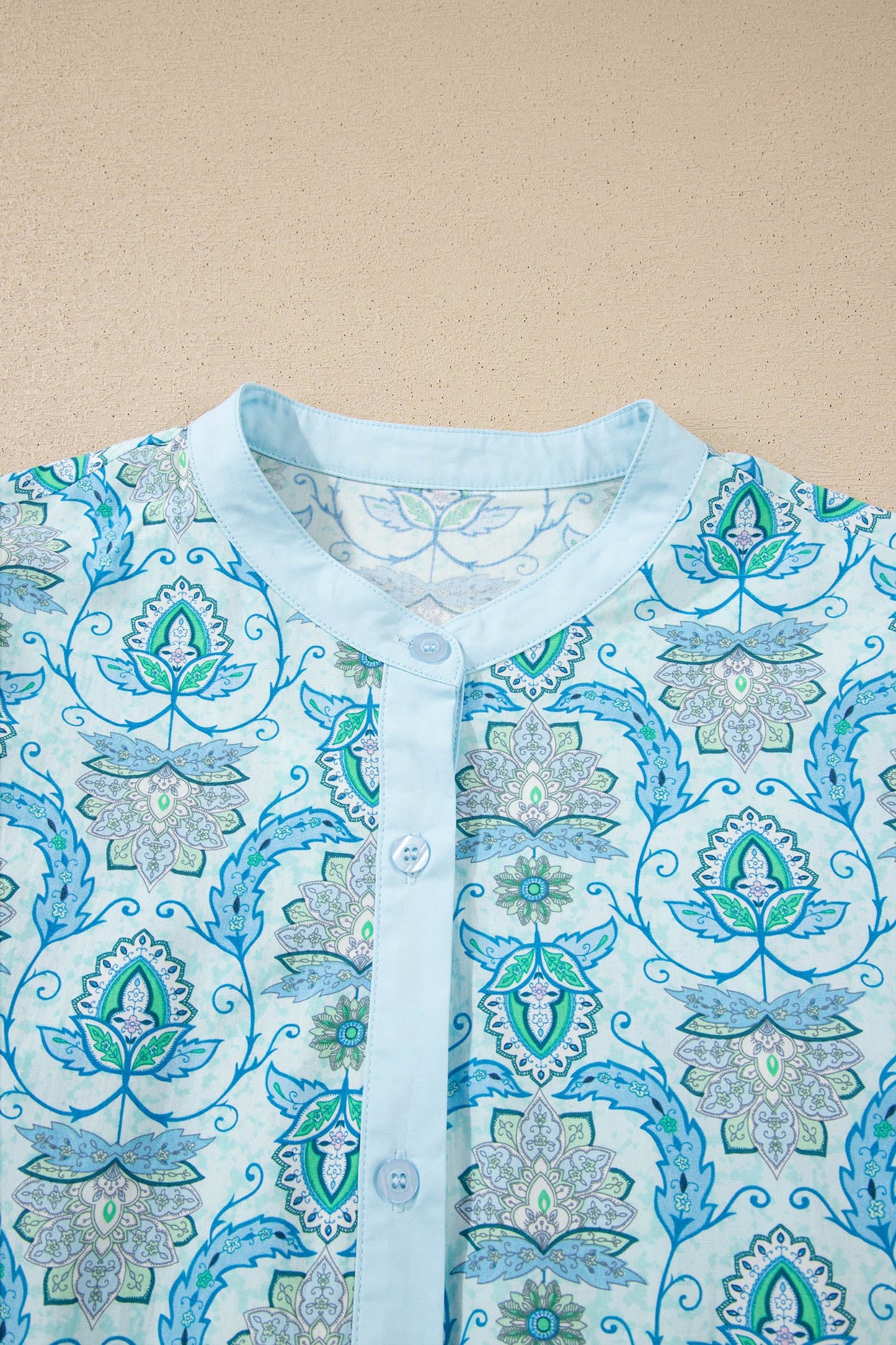 Threaded Pear Micah Puff Sleeve Loose Shirt