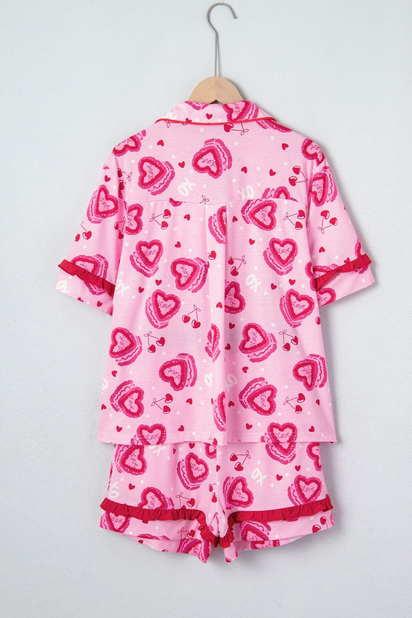 Threaded Pear Solana Valentines 2pcs Pajama Set
