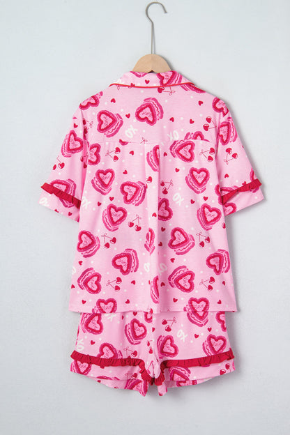 Threaded Pear Solana Valentines 2pcs Pajama Set
