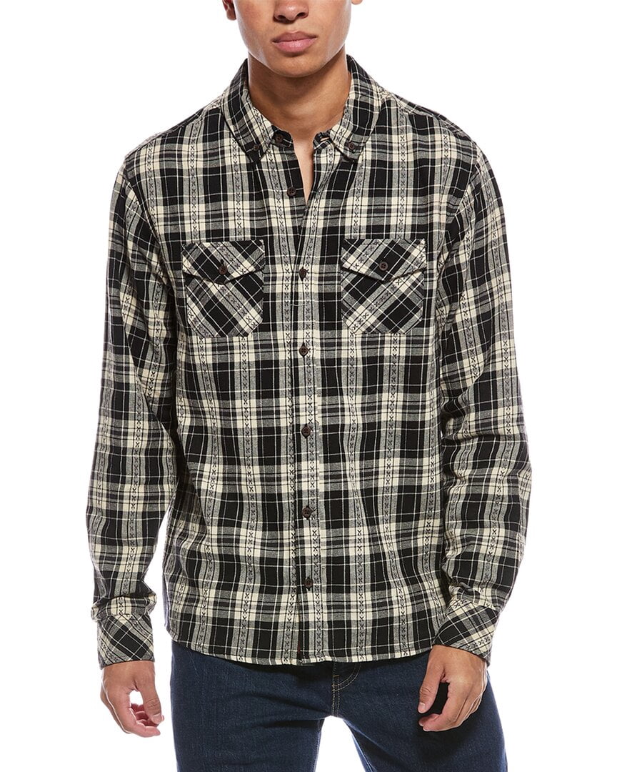 BLACK/ CROSS PLAID-
