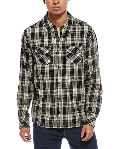 BLACK/ CROSS PLAID-