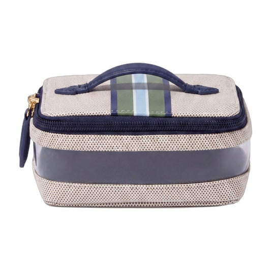 Paravel Mini Cabana See-All Vanity Case Clear Travel Cosmetic Bag Marlin