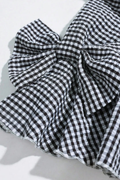 Threaded Pear Carolina Ruffled Half Sleeve Blouse