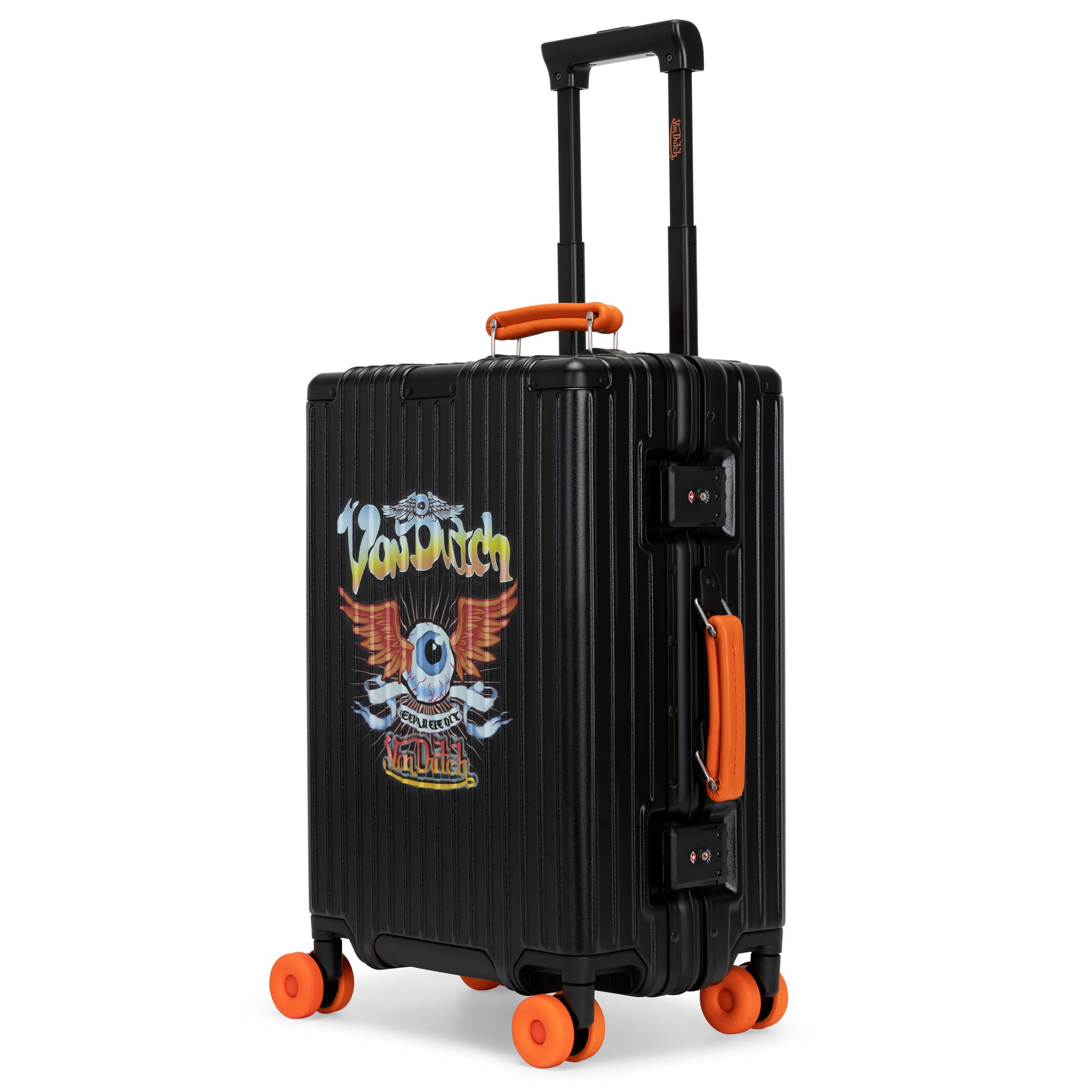 Black with Orange accents-