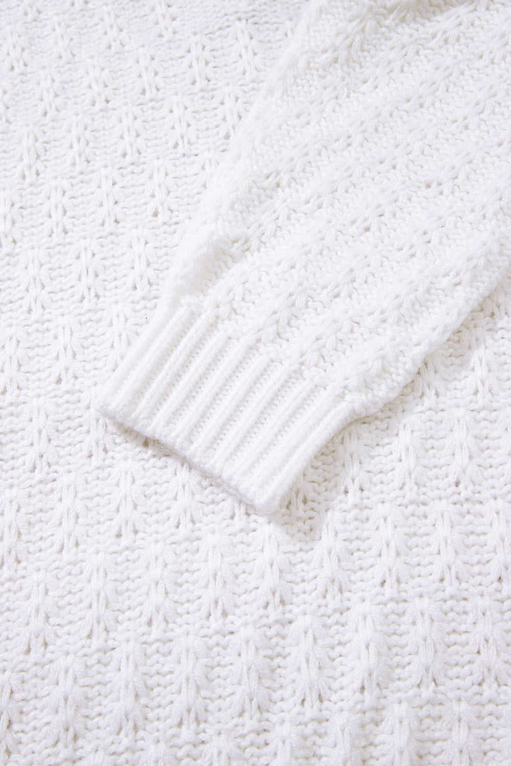 Threaded Pear Emma Ribbed Edge Loose Sweater