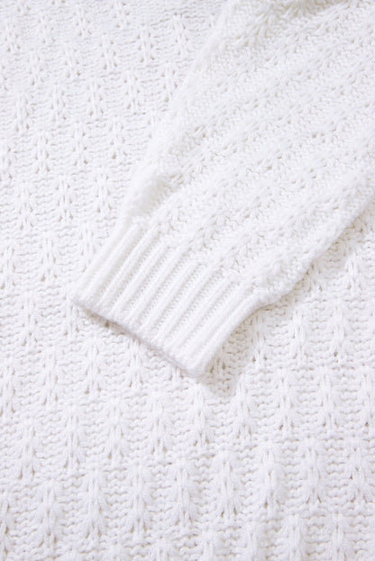 Threaded Pear Emma Ribbed Edge Loose Sweater