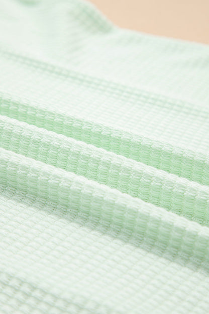 Threaded Pear Willow Short Sleeve Knit Top