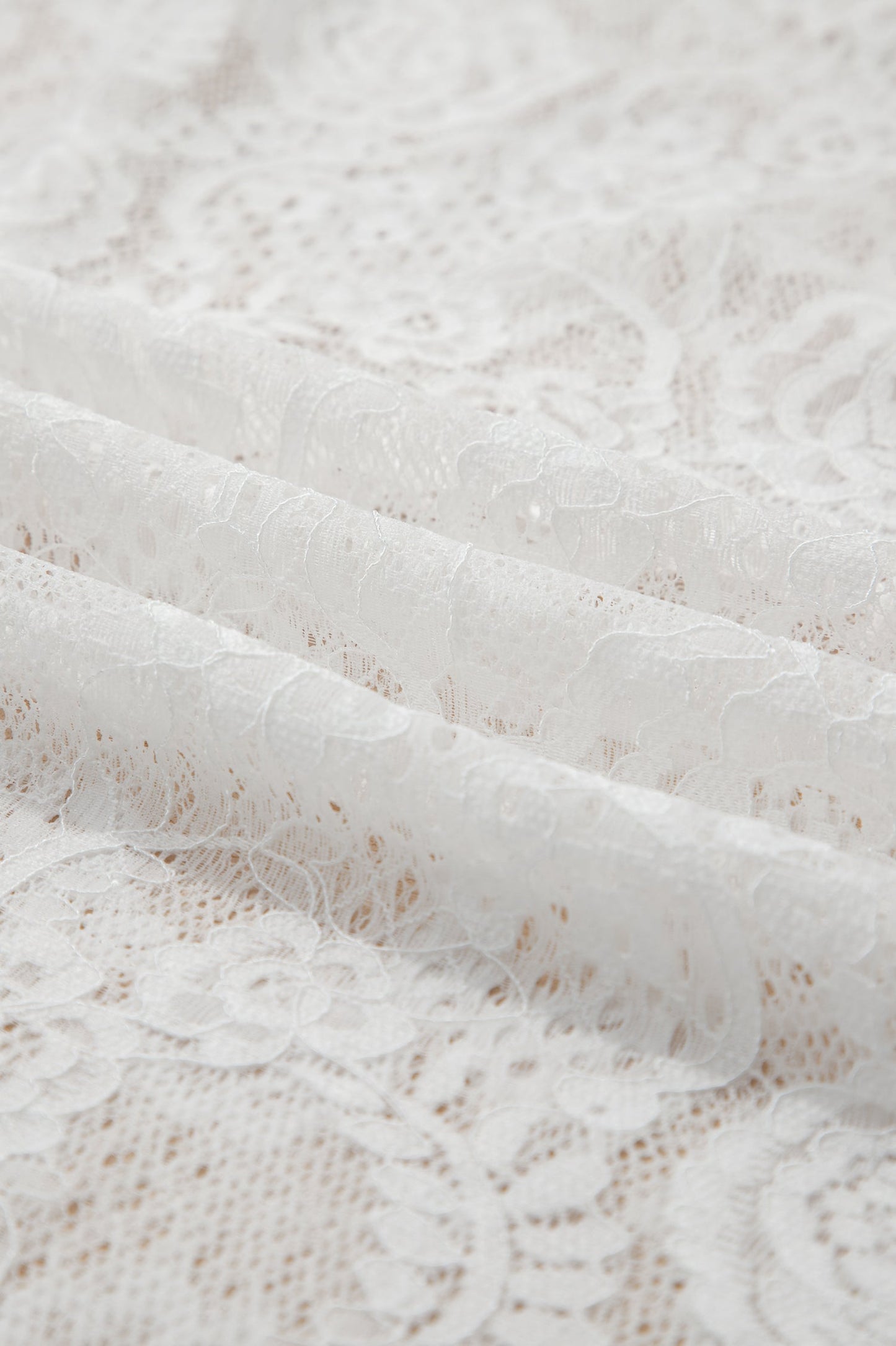 Threaded Pear Maxine Lace Overlay Long Dress