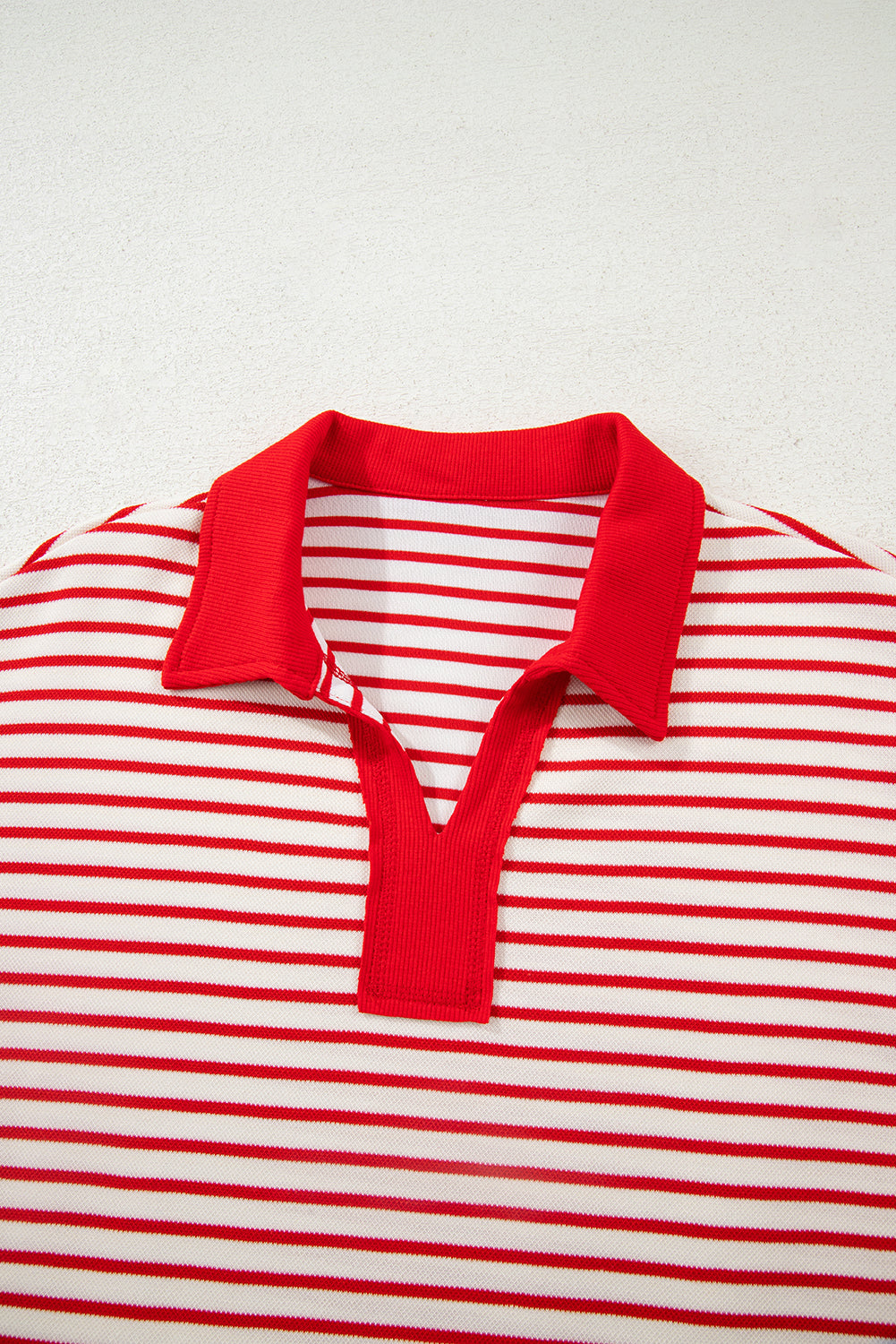 Threaded Pear Zaylee Collared Drop Shoulder Pullover