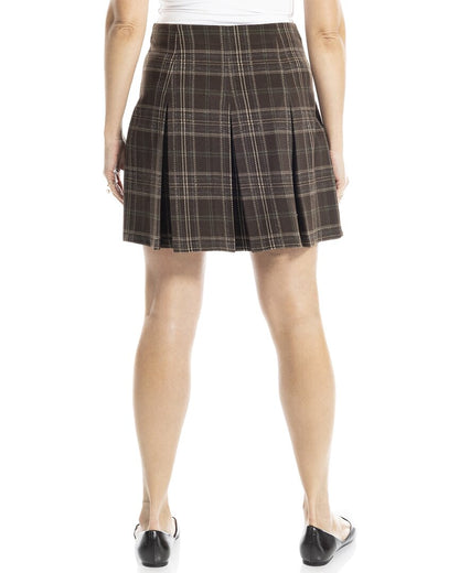 DARK BROWN PLAID-SXE-B5011-