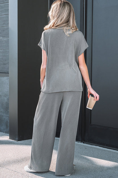 Threaded Pear Guinevere Ribbed High Loose Tee