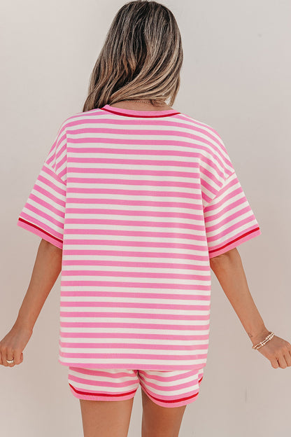Threaded Pear Matilda Trim Short Sleeve Set