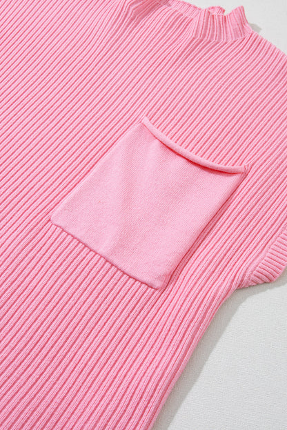 Threaded Pear Calliope Knit Short Sleeve Sweater