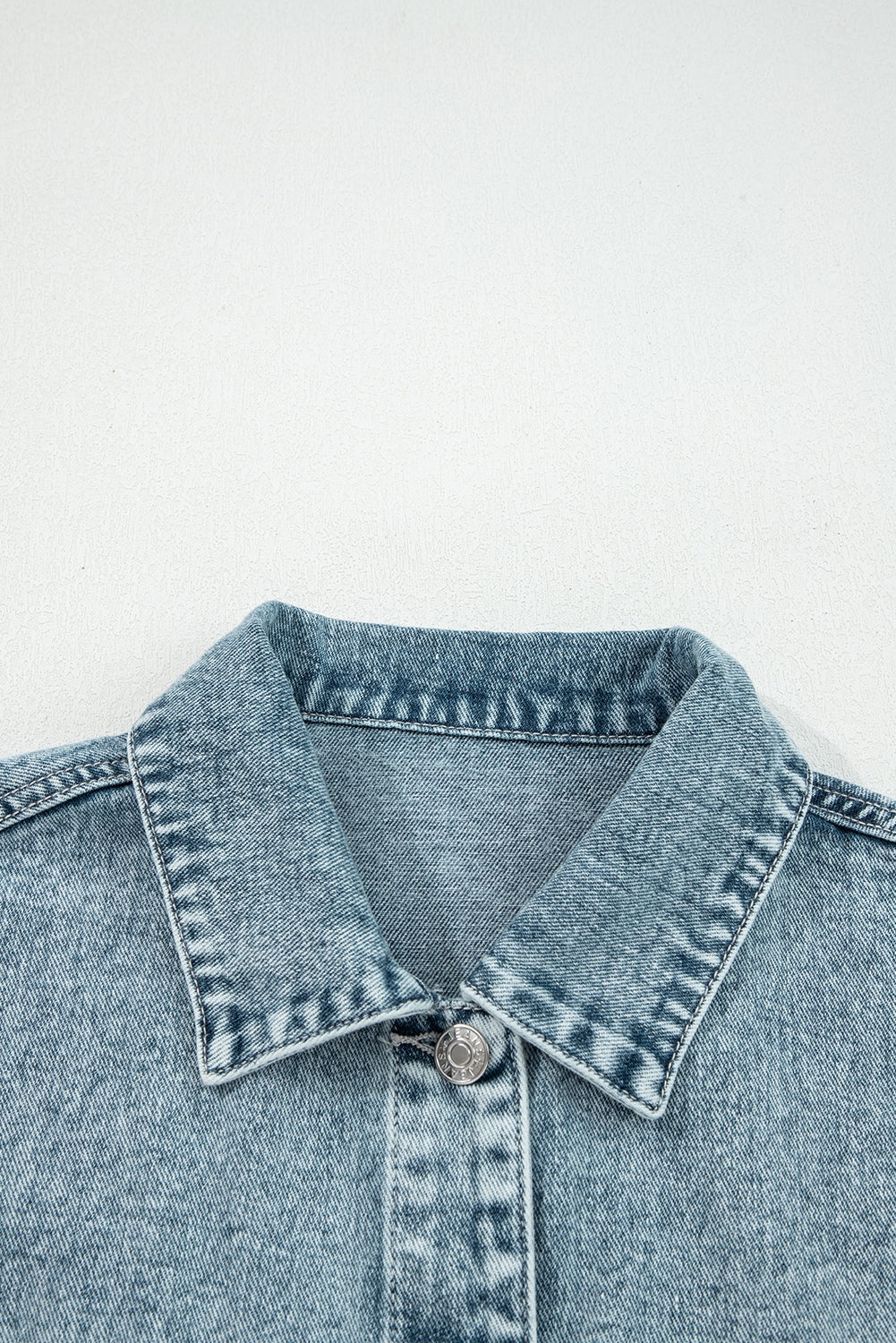Threaded Pear Evelyn Flap Frayed Detail Vest