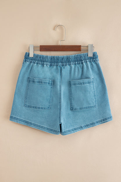 Threaded Pear Elle Elastic Waistband Shorts