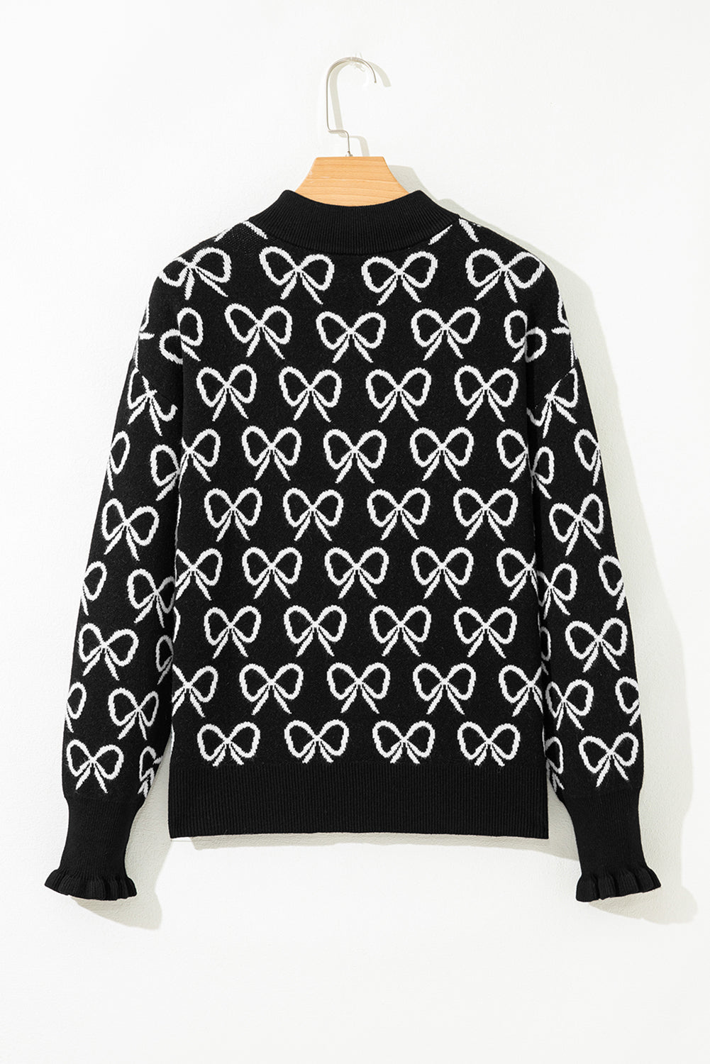 Threaded Pear Elizabeth Shoulder Zipped Collar Sweater