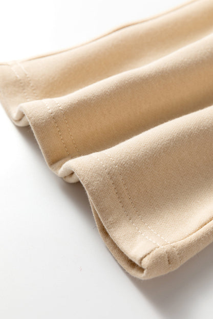 Threaded Pear Hailey Elastic Waist Solid Pants
