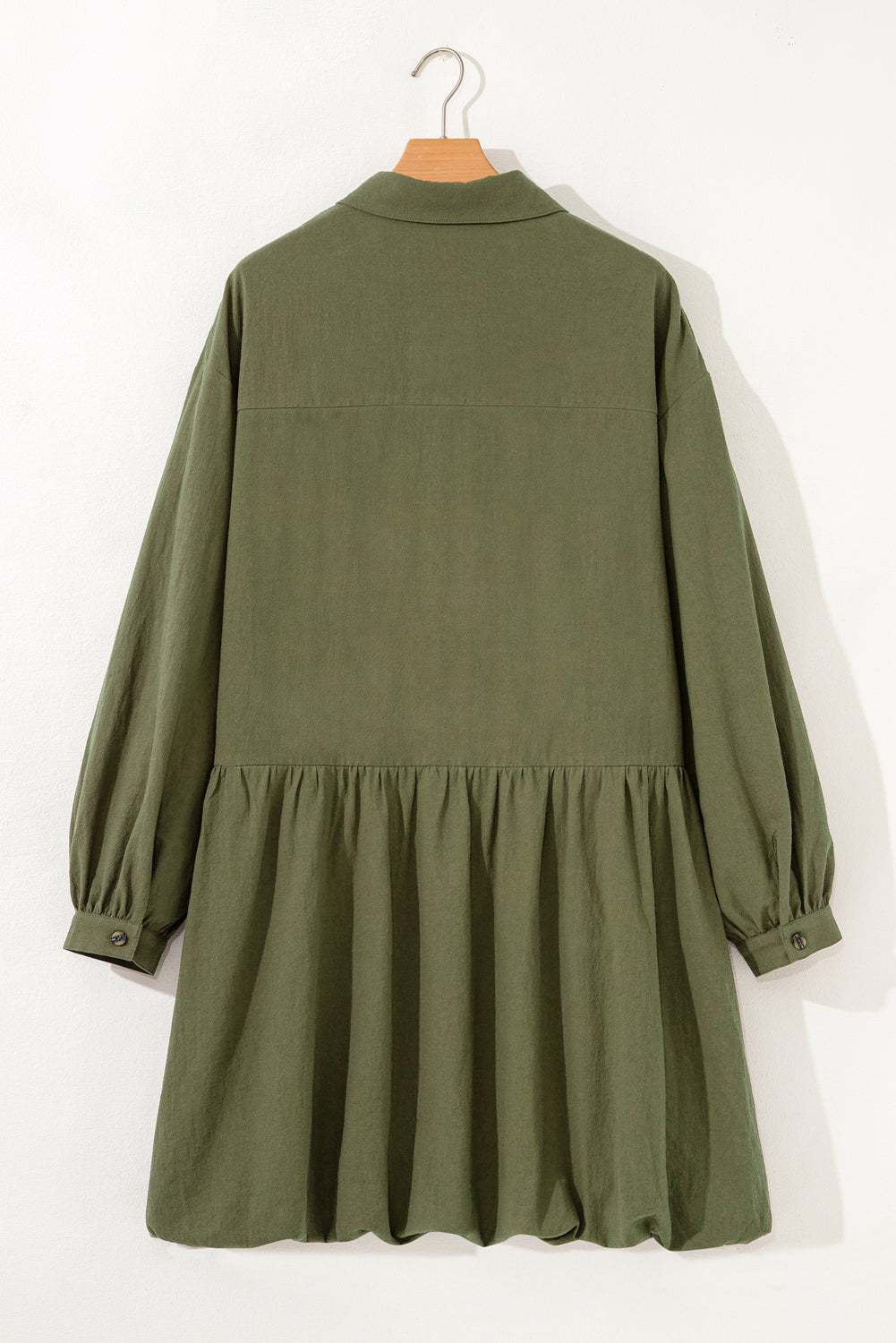 Threaded Pear Catherine Ruffle Hem Mini PLUS Dress