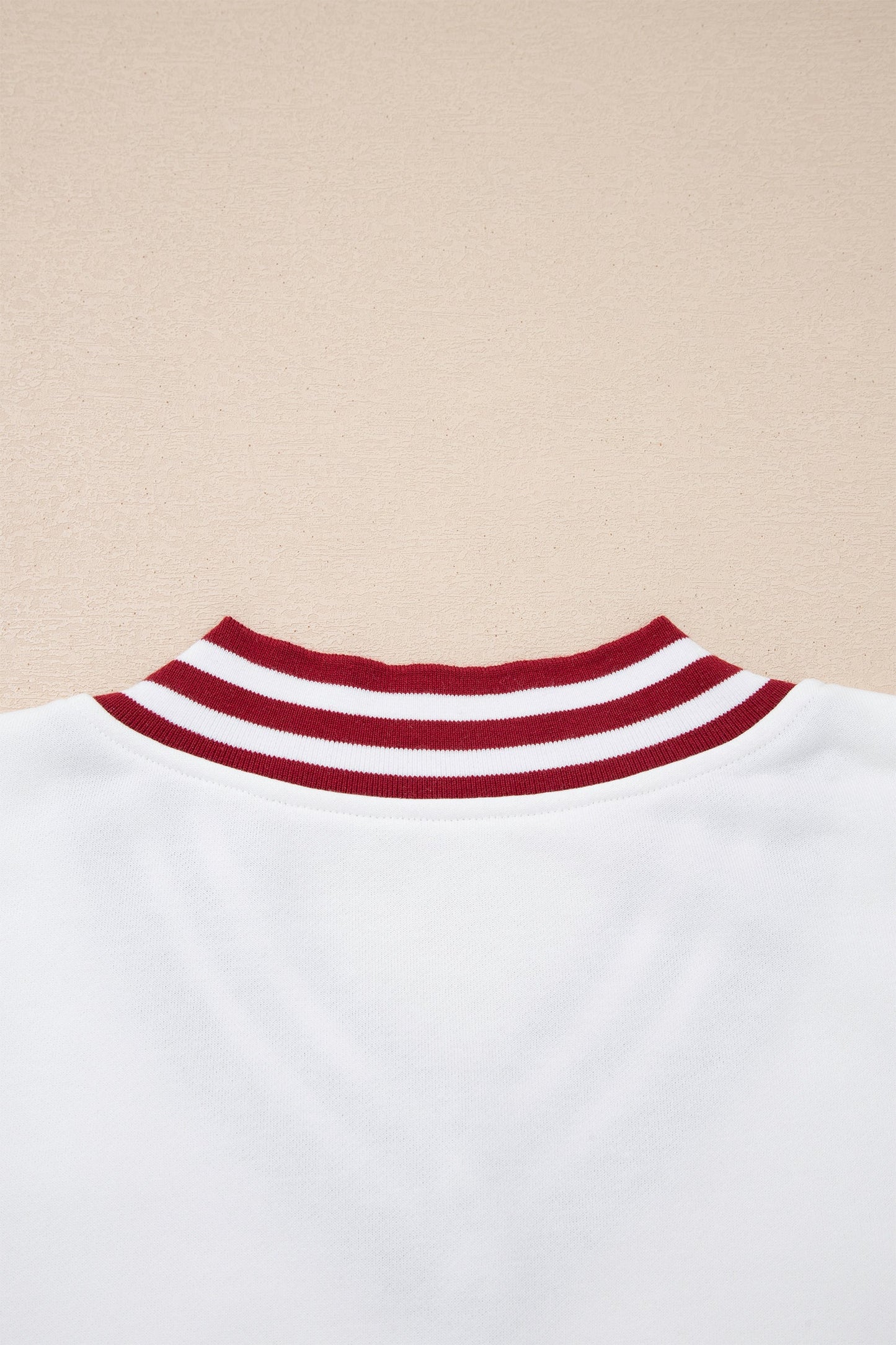 Threaded Pear Esme Striped Puff Sleeve Sweatshirt
