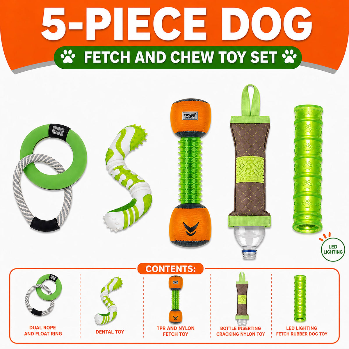 Green and Orange-