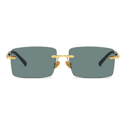 Rimless Crystal Sunglasses – Lightweight & Trendy