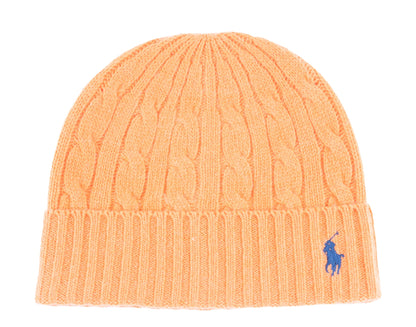 Polo Ralph Lauren Classic Cable Pony Men's Beanie — Orange