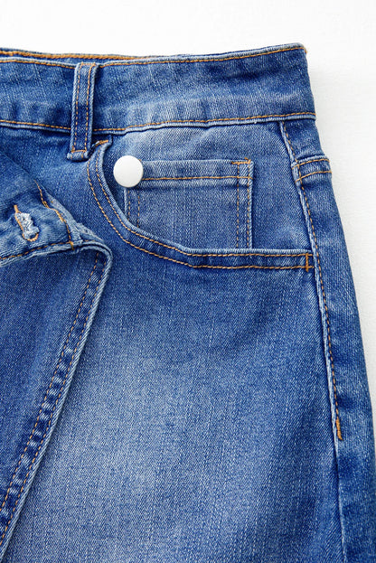 Threaded Pear Renamara Crossed Waist Mini Skirt